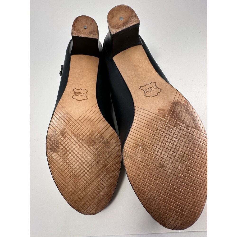 Capezio Mary Jane Character Shoes Black Women's 11 Leather w/Box - Picture 6 of 8